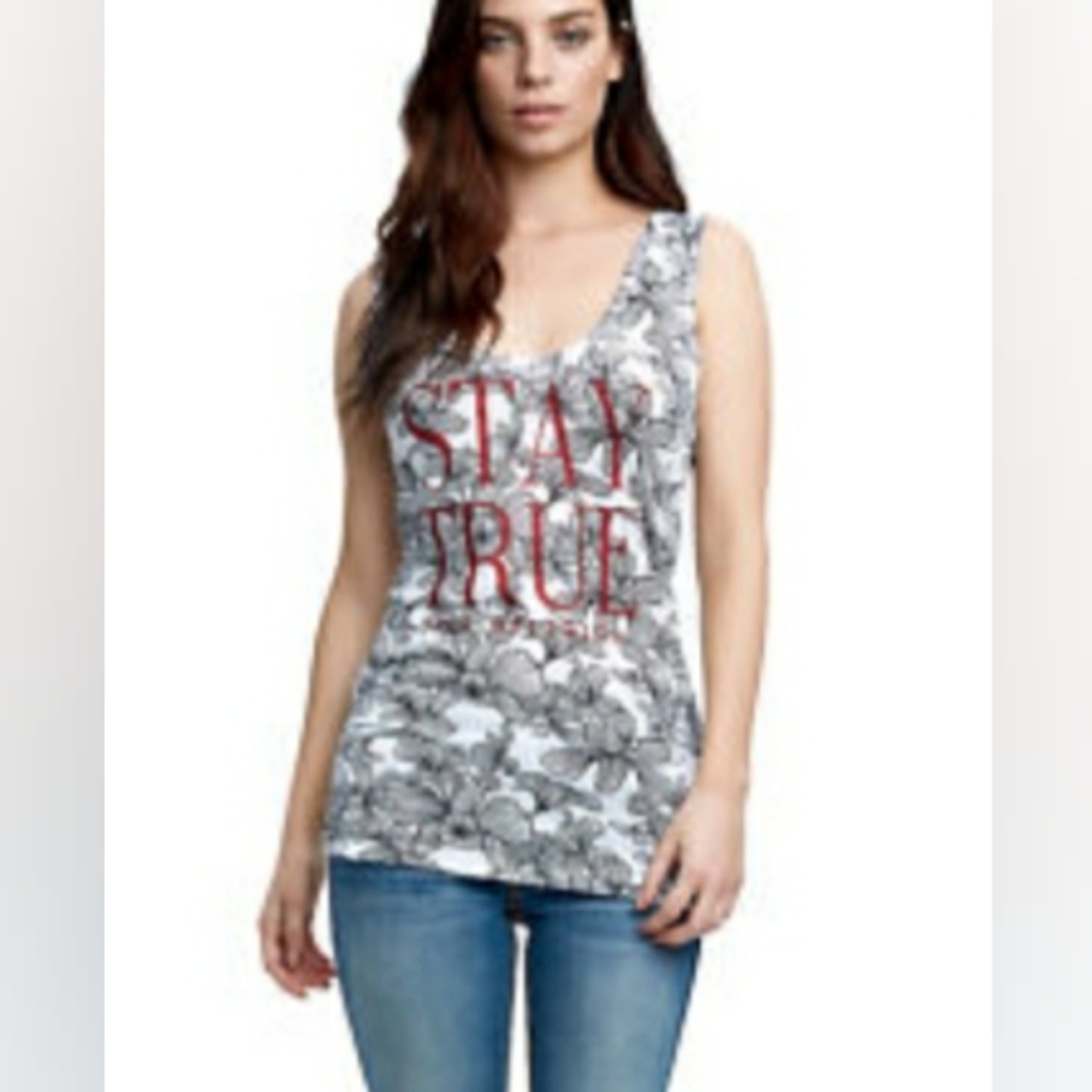 True Religion Rhinestone Tank Top